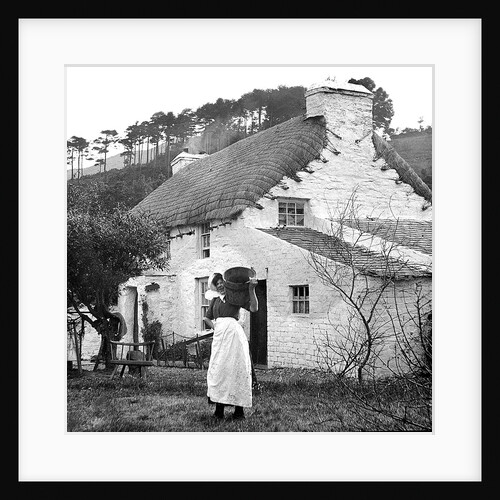 Thatched Cottage, Ballaugh, Isle of Man by George Bellett Cowen